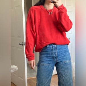 Lands End 100% cotton crewneck in res